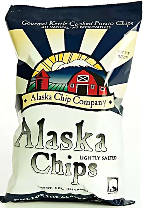 ALASKA CHIP COMPANY LIGHTLY SALTED