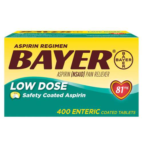 BAYER LOW DOSE 81MG ASPIRIN REGIMEN   