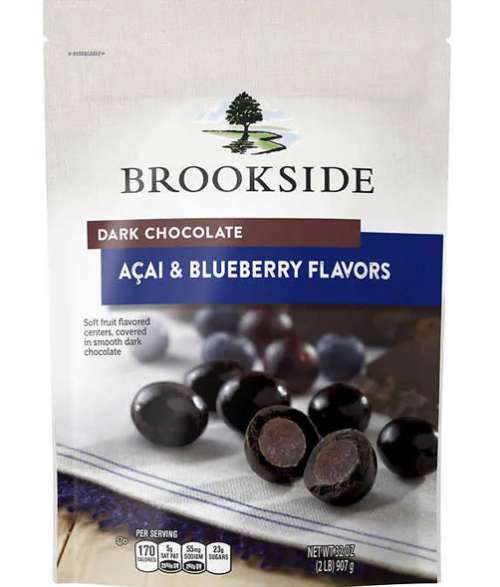 BROOKSIDE ACAI & BLUBERRY DARK CHOCOLATE COATED