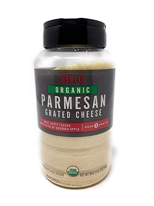 ORGANIC GRATED PARMESAN CHEESE