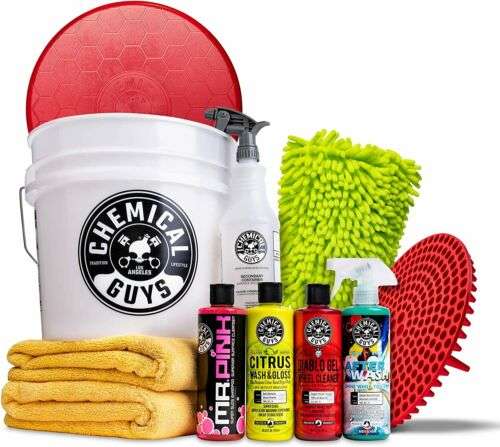 CHEMICAL GUYS 10 PIECE ULTIMATE CAR WASH BUCKET KIT - Valdez Market