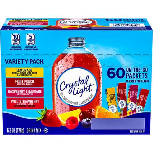 CRYSTAL LIGHT  ON THE GO VARIETY PACK 