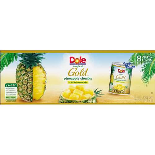 DOLE TROPICAL GOLD PINEAPPLE CHUNKS