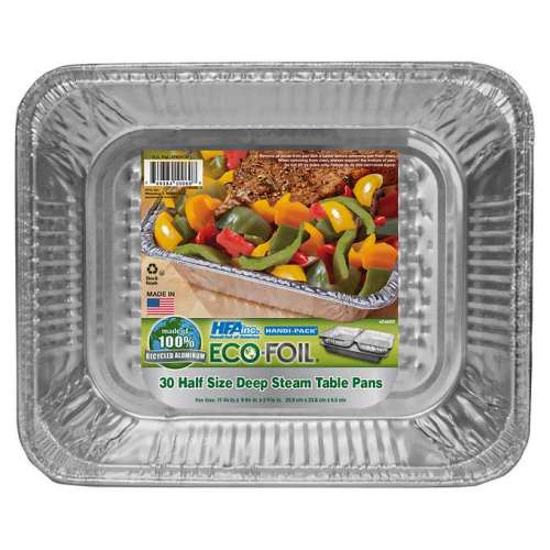 ECO FOIL HALF SIZE STEAM PANS