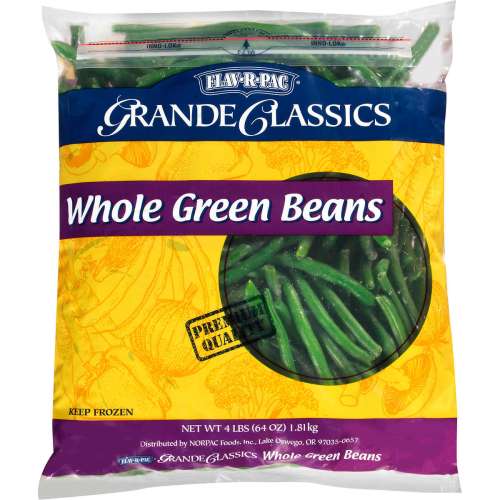 FLAV-R-PAC WHOLE GREEN BEANS