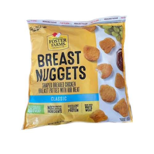 FOSTER FARMS CHICKEN BREAST NUGGETS