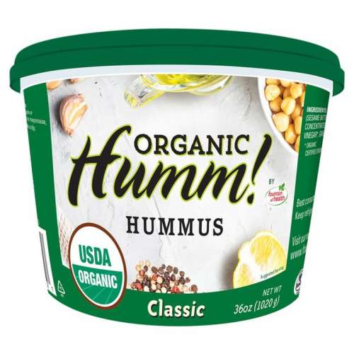 FOUNTAIN OF HEALTH ORGANIC TRADITIONAL HUMMUS