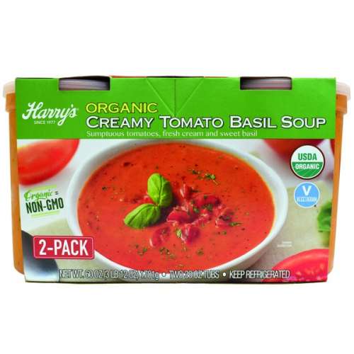 HARRY'S ORGANIC TOMATO BASIL SOUP