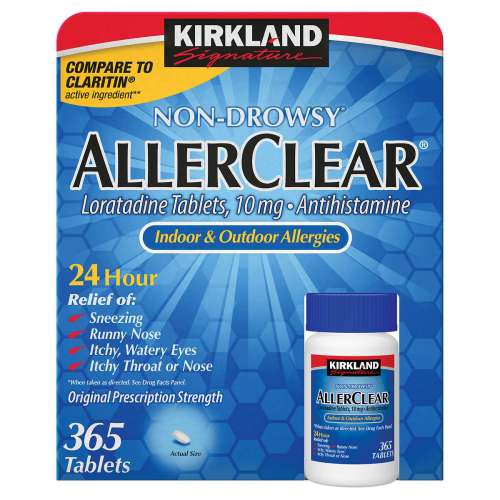 KIRKLAND SIGNATURE ALLERCLEAR 10MG.       