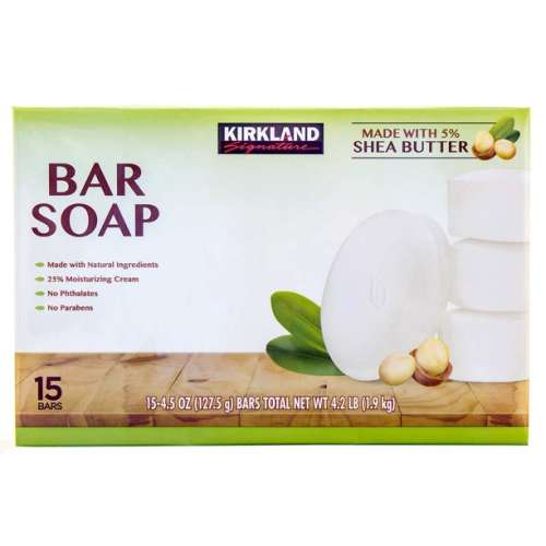 KIRKLAND SIGNATURE  BAR SOAP SHEA BUTTER