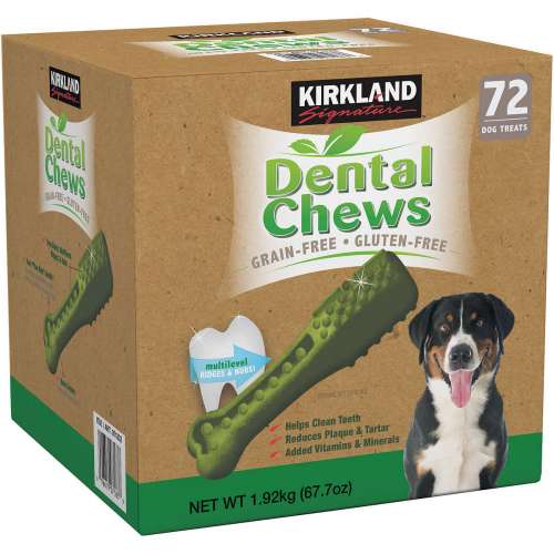 KIRKLAND SIGNATURE DENTAL CHEW GRAIN FREE