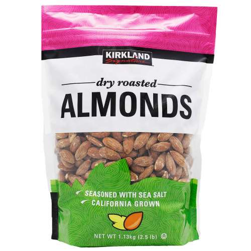 KIRKLAND SIGNATURE DRY ROASTED ALMONDS    