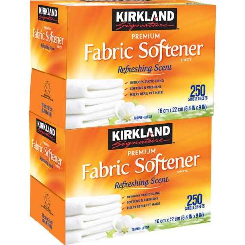 KIRKLAND SIGNATURE FABRIC SOFTENER SHEETS 