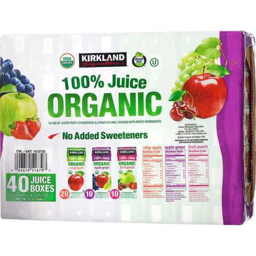 ORGANIC 100% JUICE     