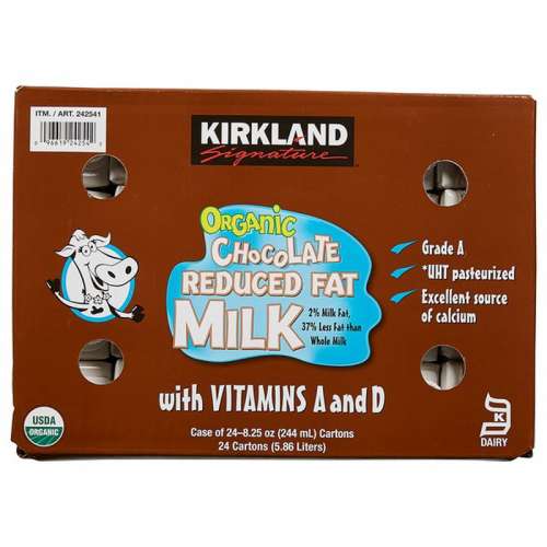 KIRKLAND SIGNATURE ORGANIC 2% CHOC MILK   