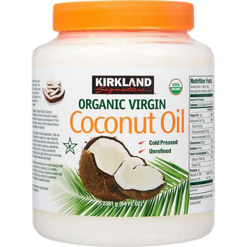 KIRKLAND SIGNATURE ORGANIC COCONUT OIL    