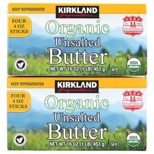 KIRKLAND SIGNATURE ORGANIC UNSALTED BUTTER