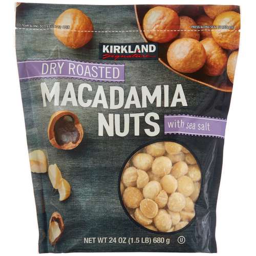 KIRKLAND SIGNATURE ROASTED MACADAMIA NUTS