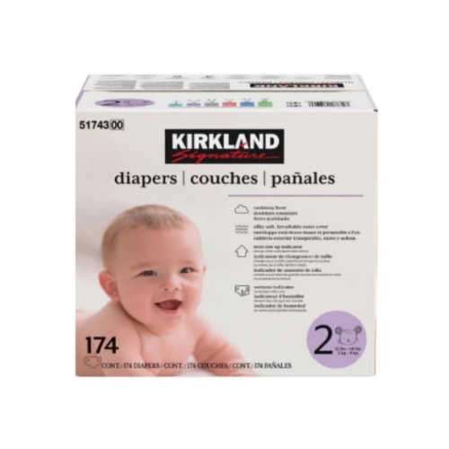 KIRKLAND SIGNATURE  SIZE 2 DIAPERS