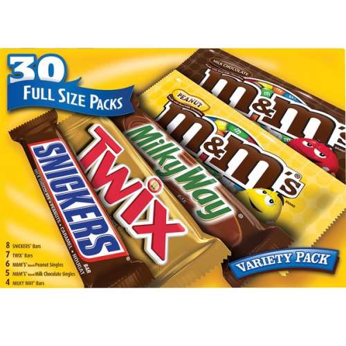 M & M MARS CHOCOLATE VARIETY      