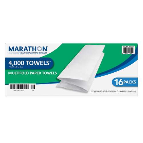 MARATHON WHITE M-FOLD TOWEL     