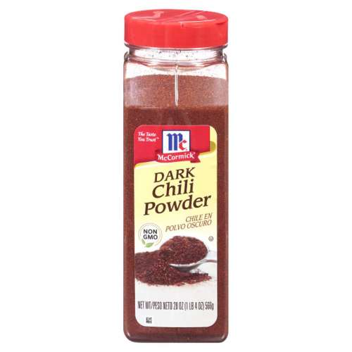 MCCORMICK DARK CHILI POWDER NO MSG    