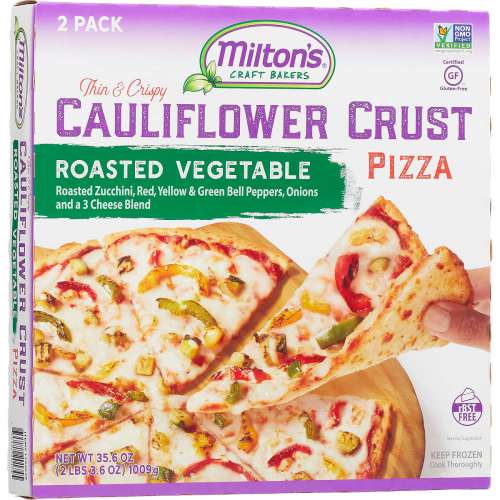 MILTON'S CAULIFLOWER CRUST VEG PIZZA