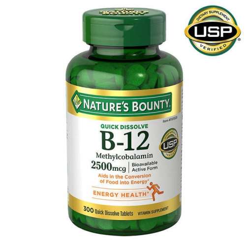 NATURE'S BOUNTY SUBLINGUAL VITAMIN B12 