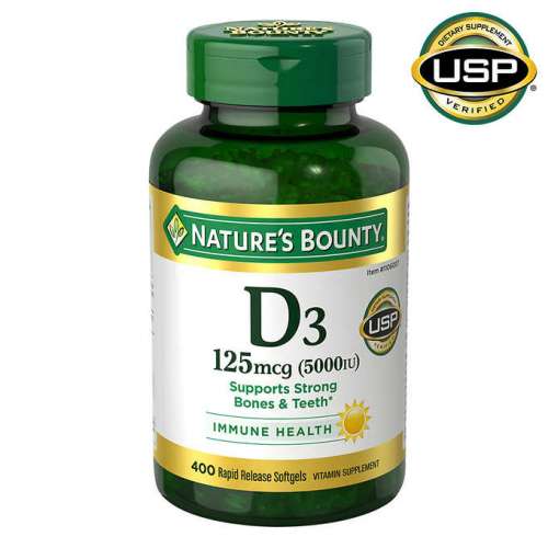 NATURE'S BOUNTY VITAMIN D3 5000IU