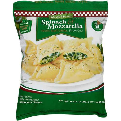 PASTA PRIMA RAVIOLI SPINACH & MOZZARELLA