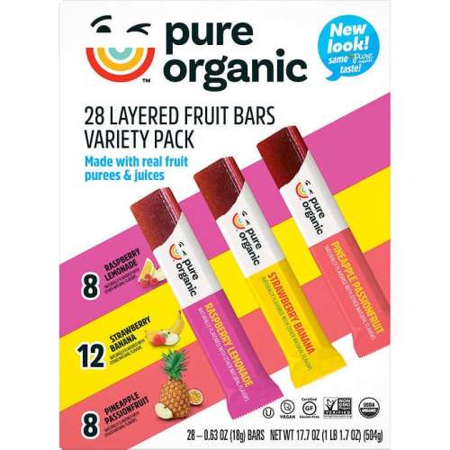 PURE ORGANIC LAYERED FRUIT BAR