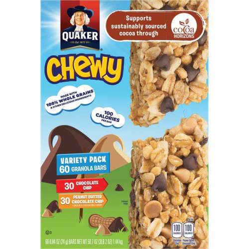 QUAKER CHEWY GRANOLA VTY      