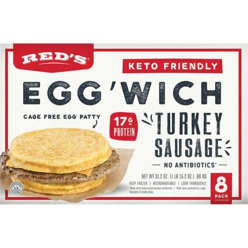 RED'S TURKEY SAUSAGE EGGWICH