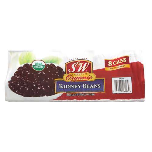 S & W ORGANIC KIDNEY BEANS   