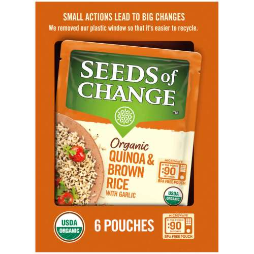 SEEDS OF CHANGE ORGANIC QUINOA & BROWN RICE