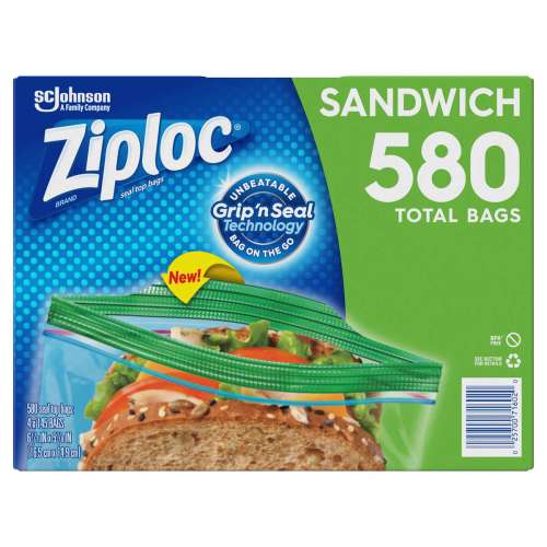 ZIPLOC SANDWICH BAGS