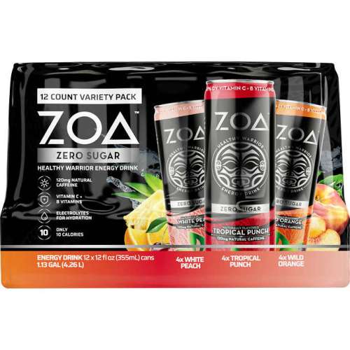 ZOA Energy Drink Variety Pack 12oz